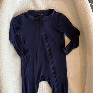 12-18 mo Kyte baby navy zipper romper